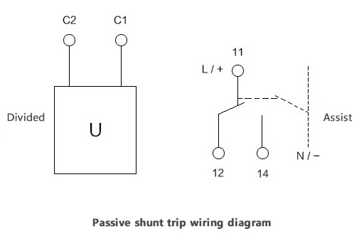 shunt trip schematic